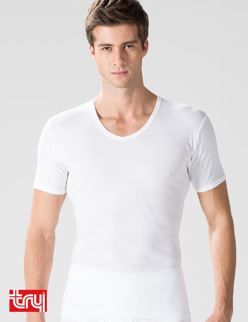 فانلة رجالي نصف كم قبة سبعة V.N