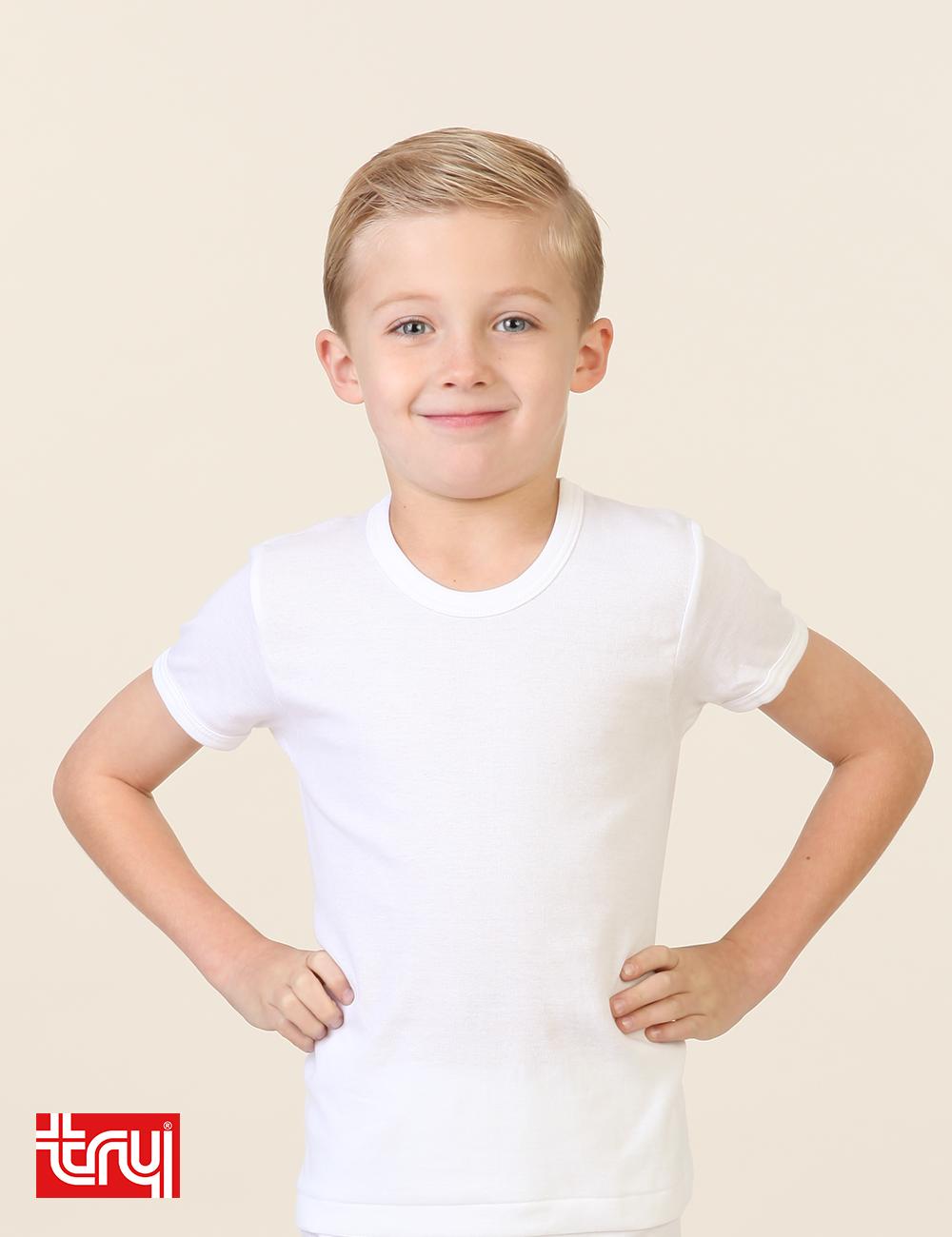 فانيلا نص كم ولادي