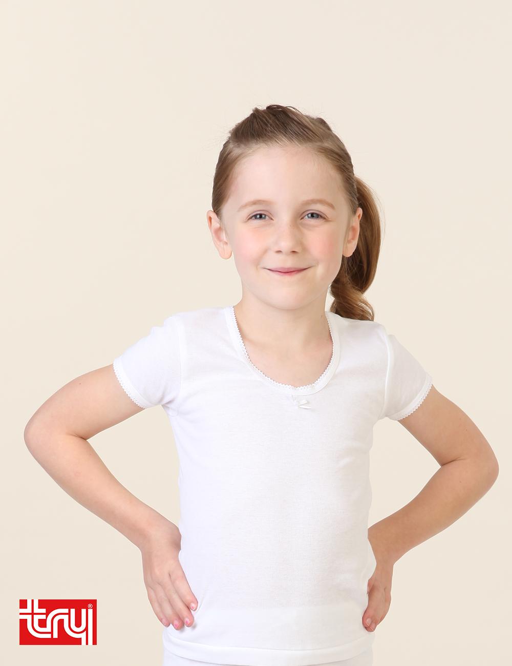 فانلة نصف كم بناتي